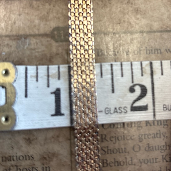 AK 925 Turkey Gold-Plated Sterling Silver Mesh Bracelet – 7” - Picture 6 of 7